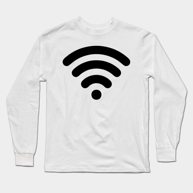Wi-Fi Abstract Long Sleeve T-Shirt by XOOXOO